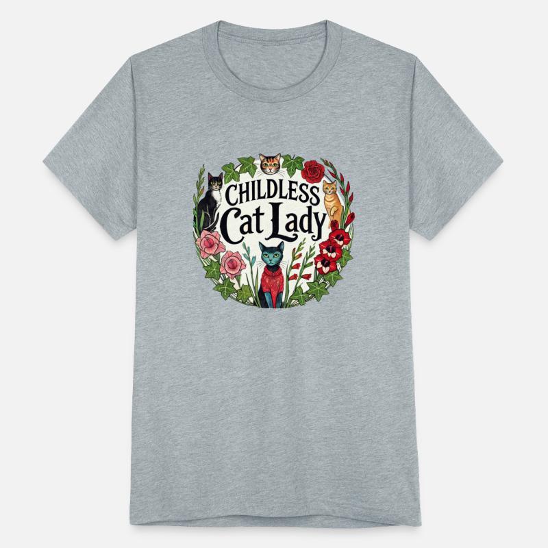 Childless Cat Lady Illustration funny cat lady