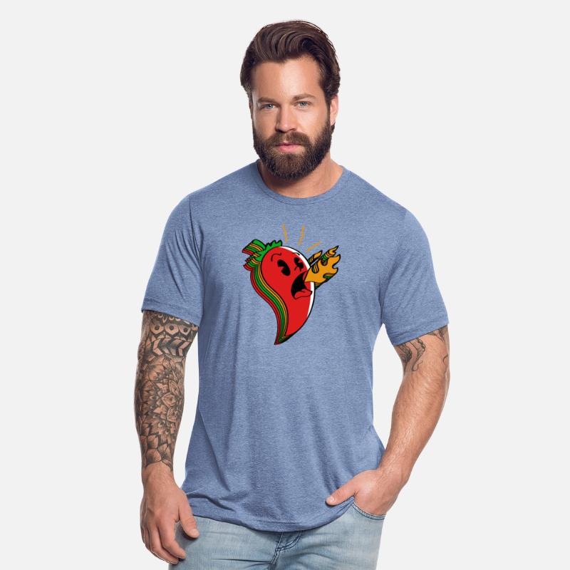 Chili Shirt, Chili Pepper Breathing Fire Tee,