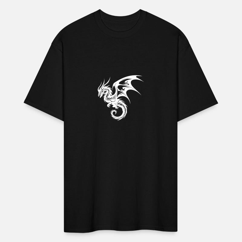 Chinese Flying Dragon In Tattoo Style