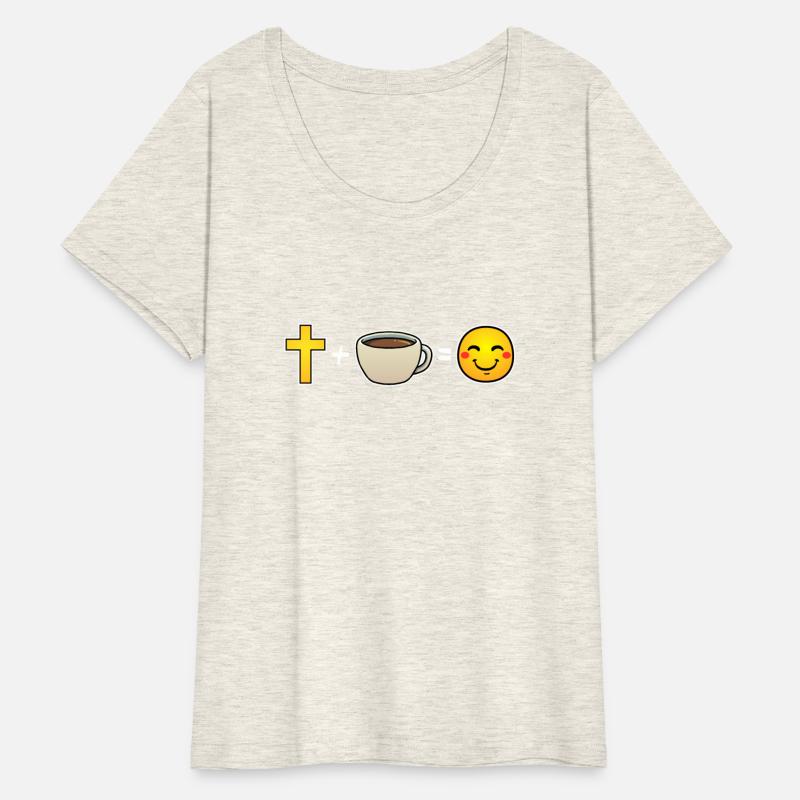 Christ Plus Coffee Equals Happiness Christian