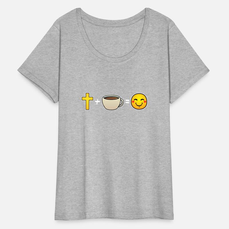 Christ Plus Coffee Equals Happiness Christian