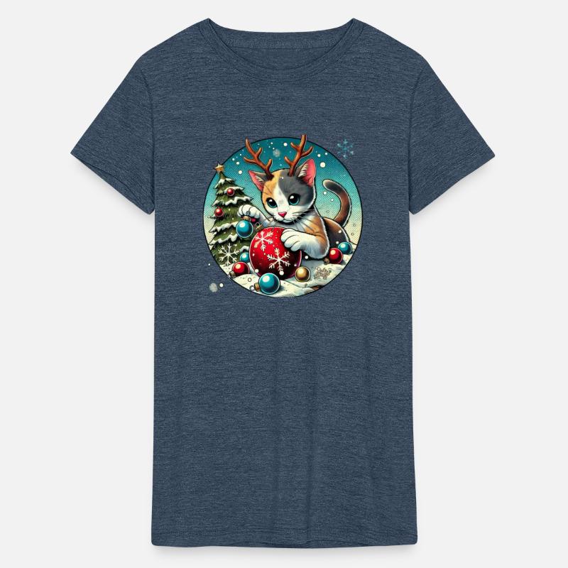 Christmas Cat Antlers: Ornament Playtime