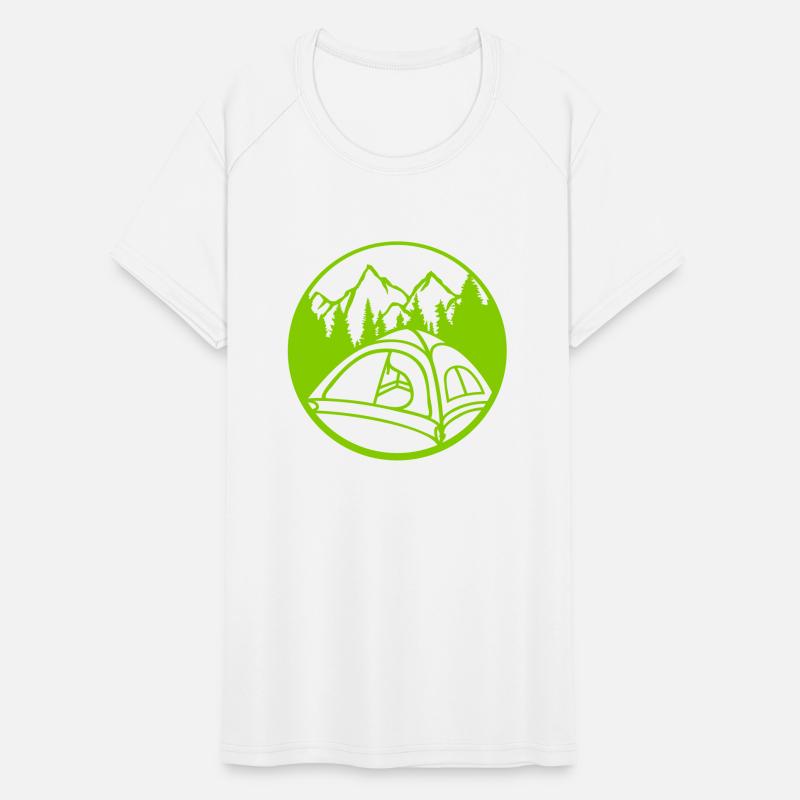 circle mountains camping forest