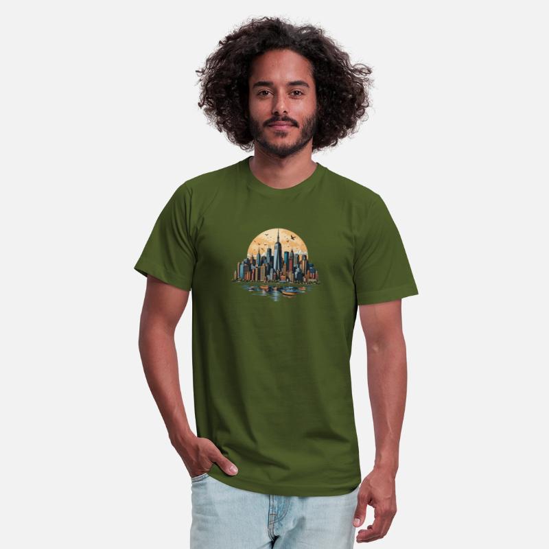 City Dreams Skyline Serenity T-shirt