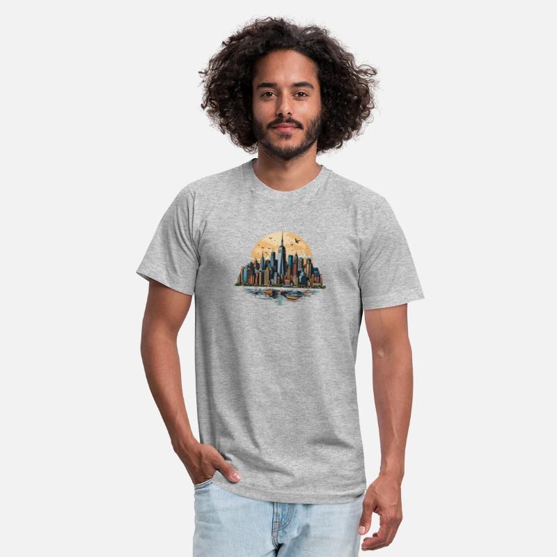 City Dreams Skyline Serenity T-shirt