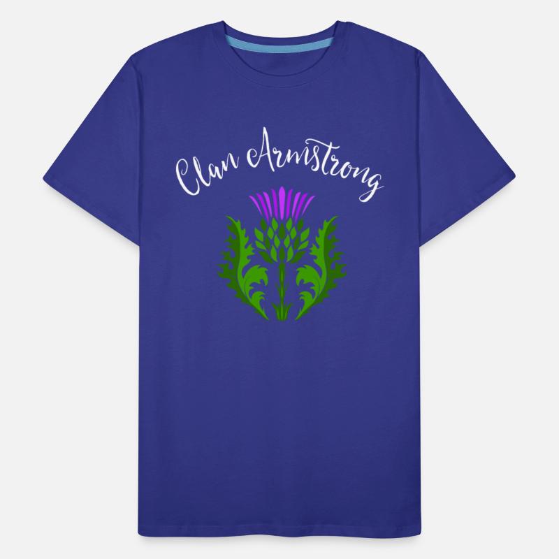 Clan Armstrong Surname Thistle Flower Scottish