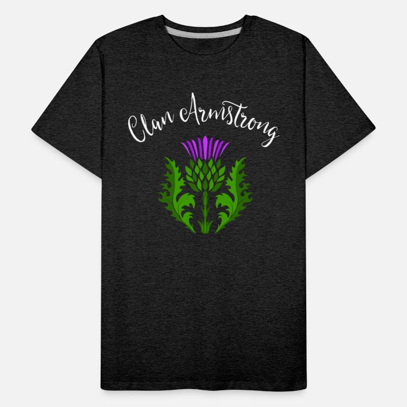 Clan Armstrong Surname Thistle Flower Scottish