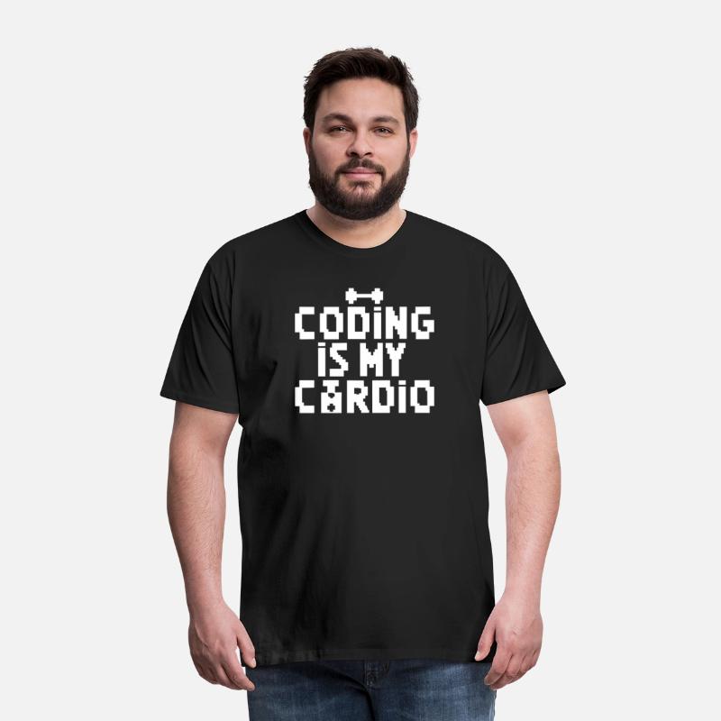 Coding Is My Cardio | 8-Bit Retro Coder