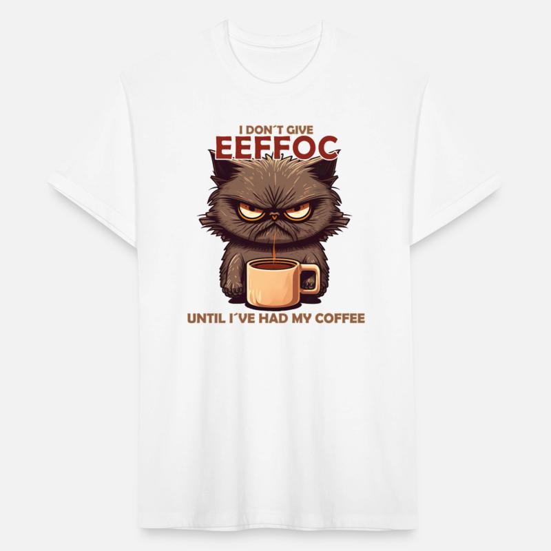 Coffee Spelled Backwards Is Eeffoc. Cat & coffee