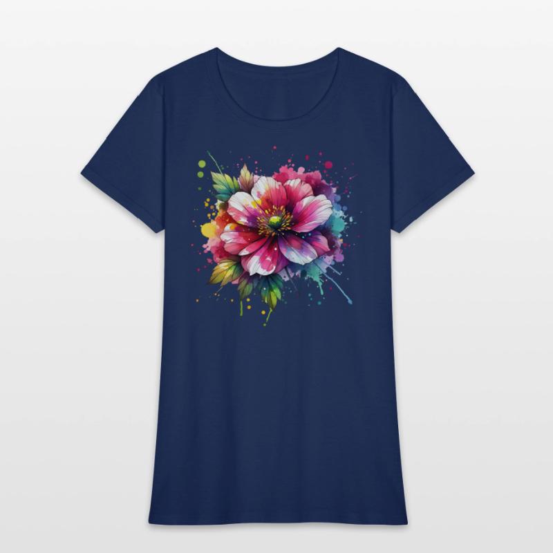 Colorful abstract flower blossom