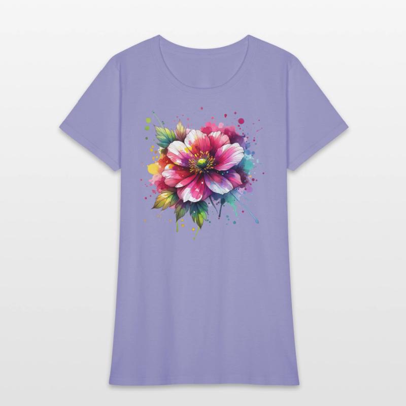 Colorful abstract flower blossom