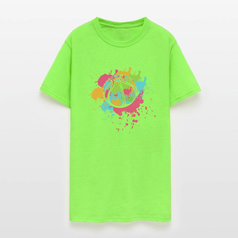 Colorful Ball Athlete Game Sport Basketball