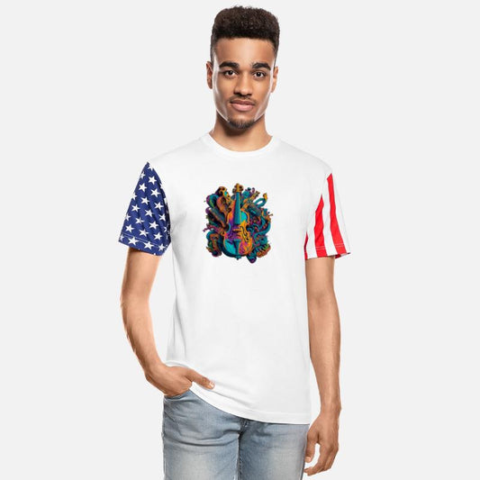 colourful guitar,Lets Rock Rock&Roll Vintage Elect