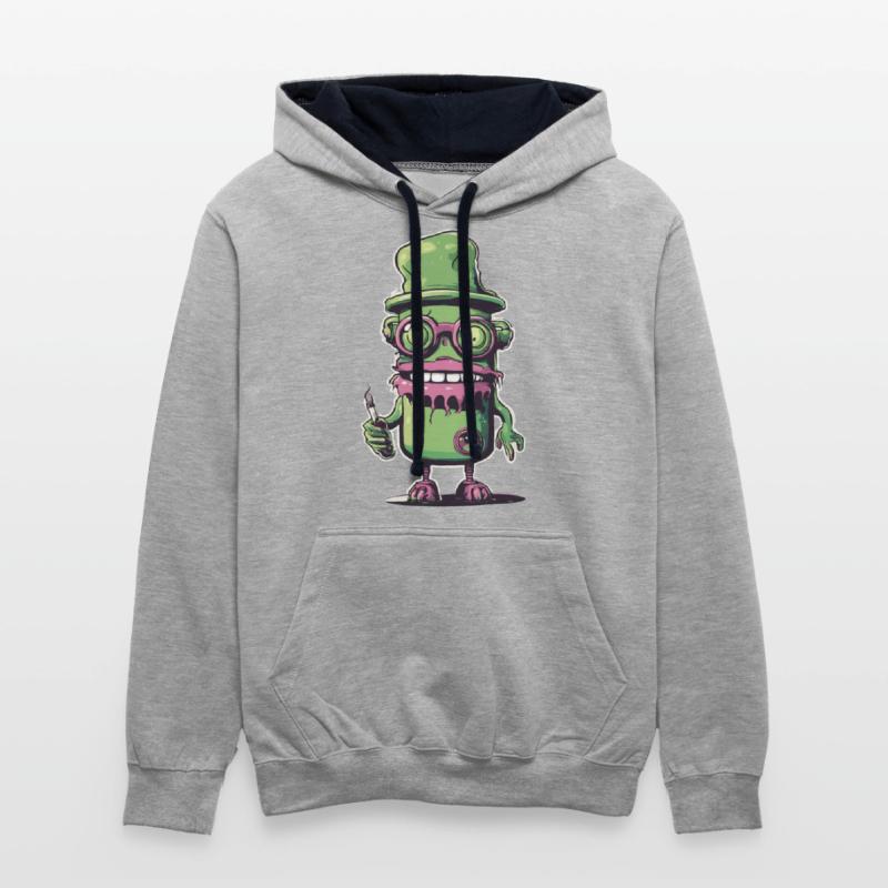 confused green alien