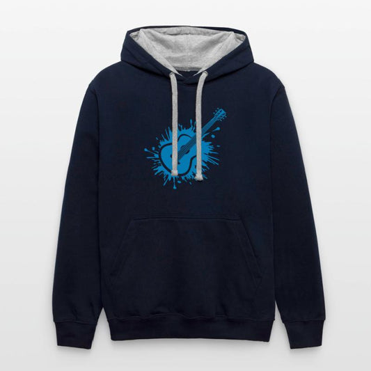 Cool color blob guitarist