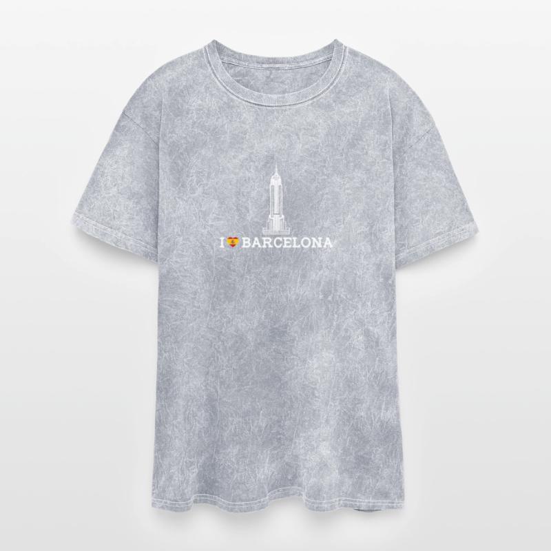 Cool Empire Building I Love Barcelona State Spain