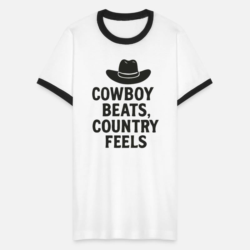 Cowboy Beats, Country Feels – Country MusicT-Shirt