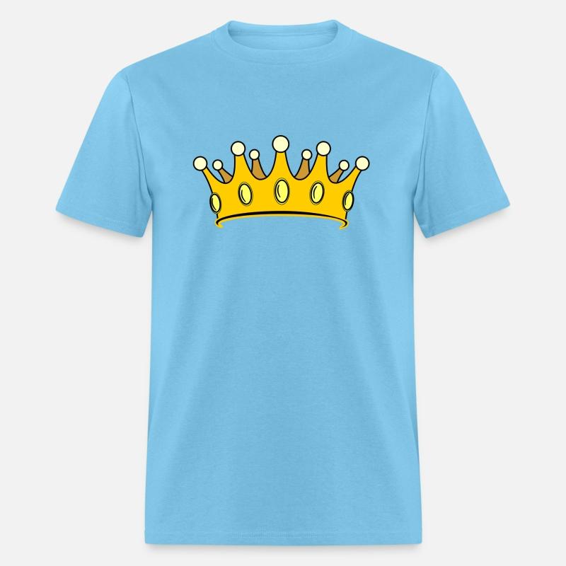 Crown gold colored with pearls