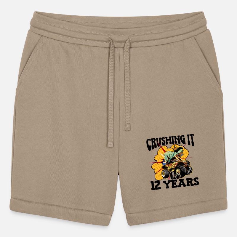 Crushing It 12 Years Dinosaur Motocross Kid 12th