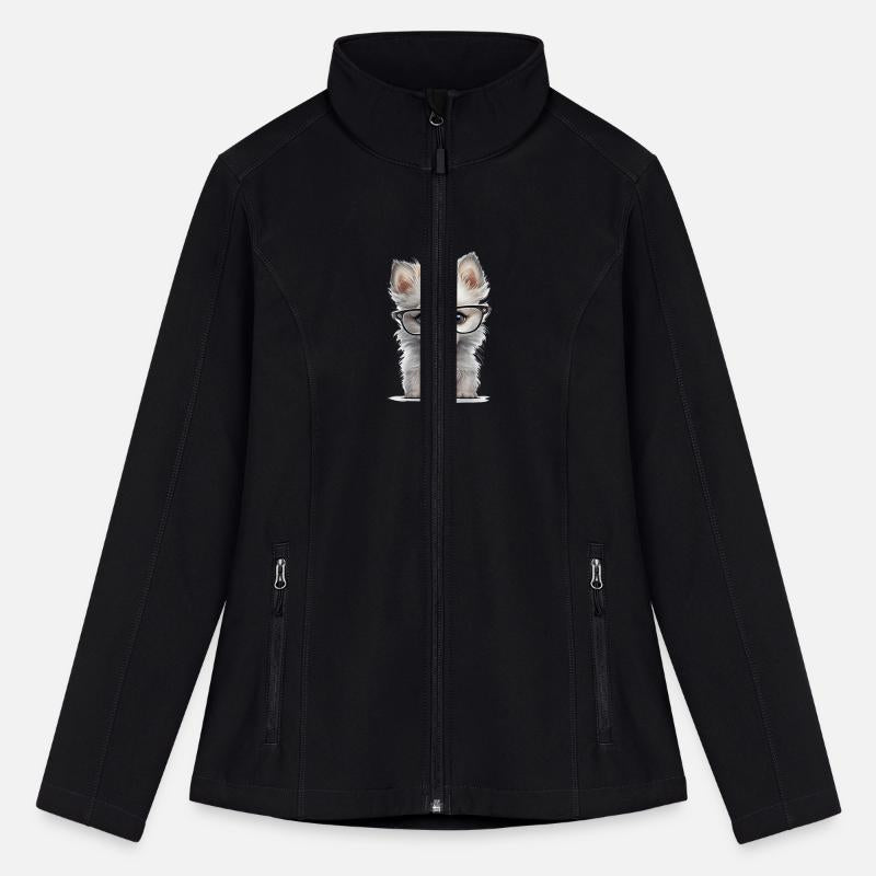 Cute clever cartoon chihuahua