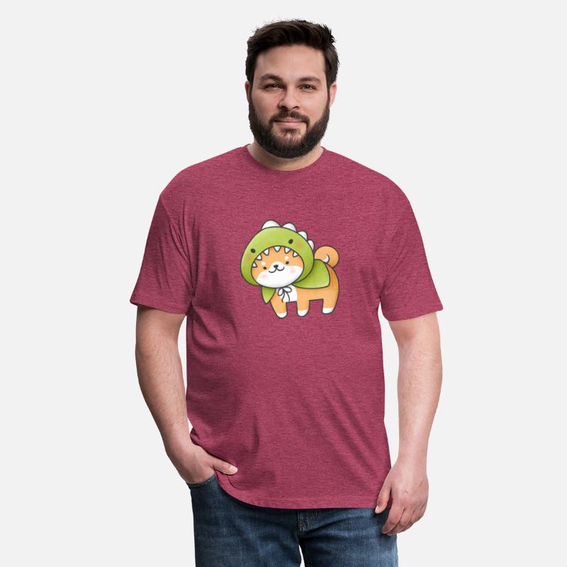 Cute Dog Wearing Dino Coat