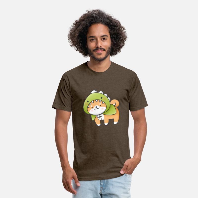 Cute Dog Wearing Dino Coat