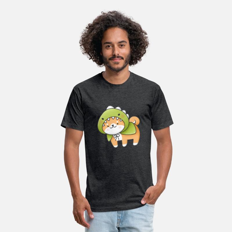 Cute Dog Wearing Dino Coat