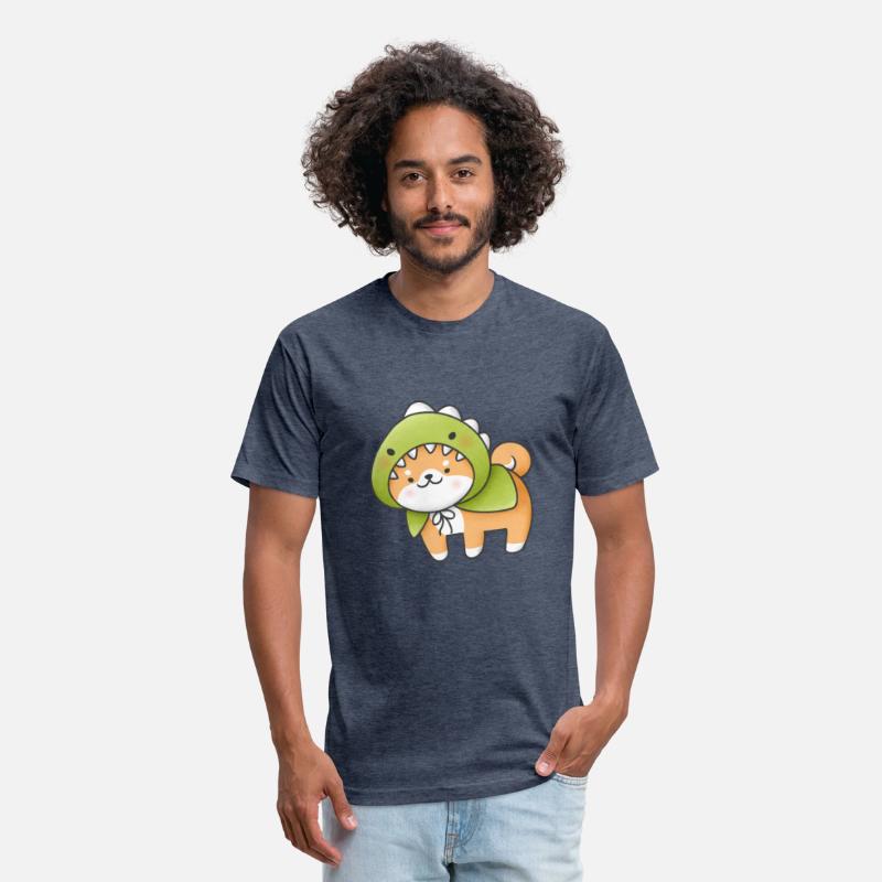 Cute Dog Wearing Dino Coat