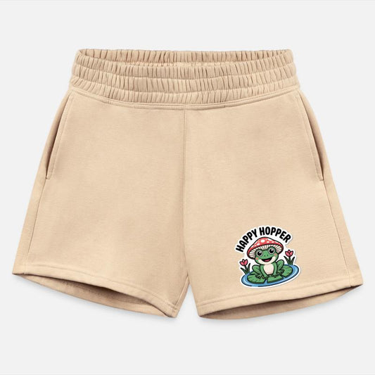 Cute "Happy Hopper" Frog Sticker Design