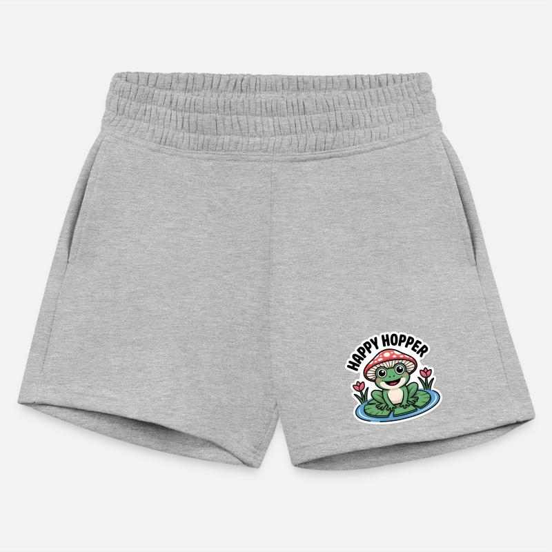 Cute "Happy Hopper" Frog Sticker Design