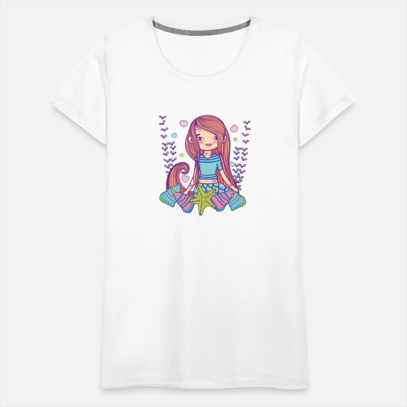 Cute mermaid cartoon