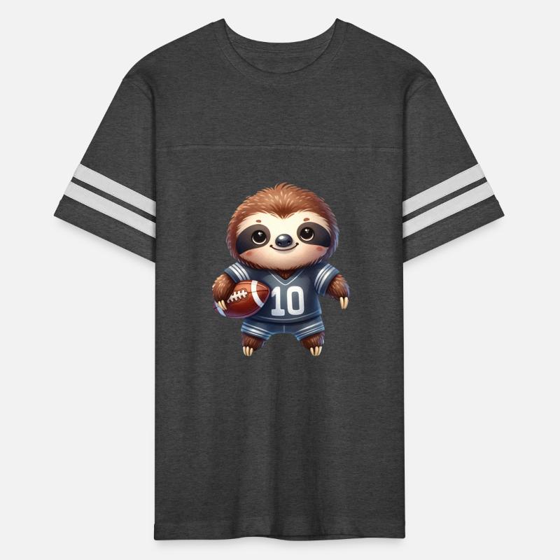 Cute Sloth American Football Quarterback
