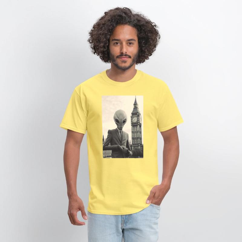 Dapper Alien in London - Art Print at Parliament