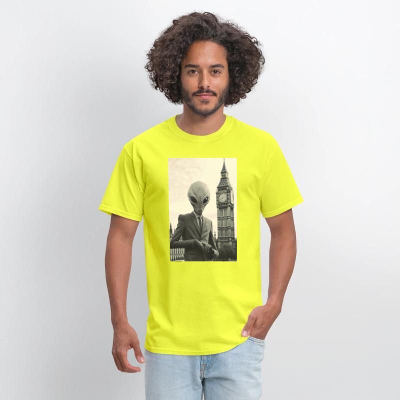 Dapper Alien in London - Art Print at Parliament