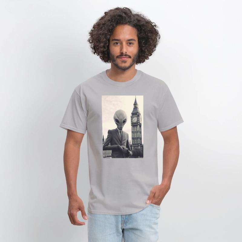 Dapper Alien in London - Art Print at Parliament