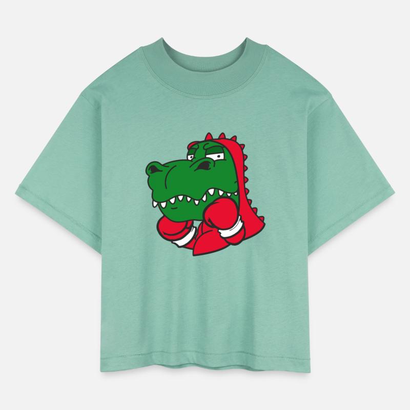 Dinosaur Boxer Martial Artist Sparring Sports