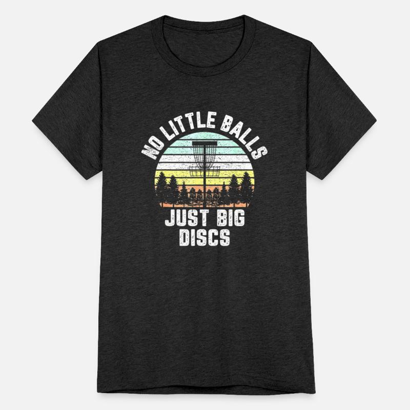 Disc Golf Shirt Retro No Little Balls Disc Golf