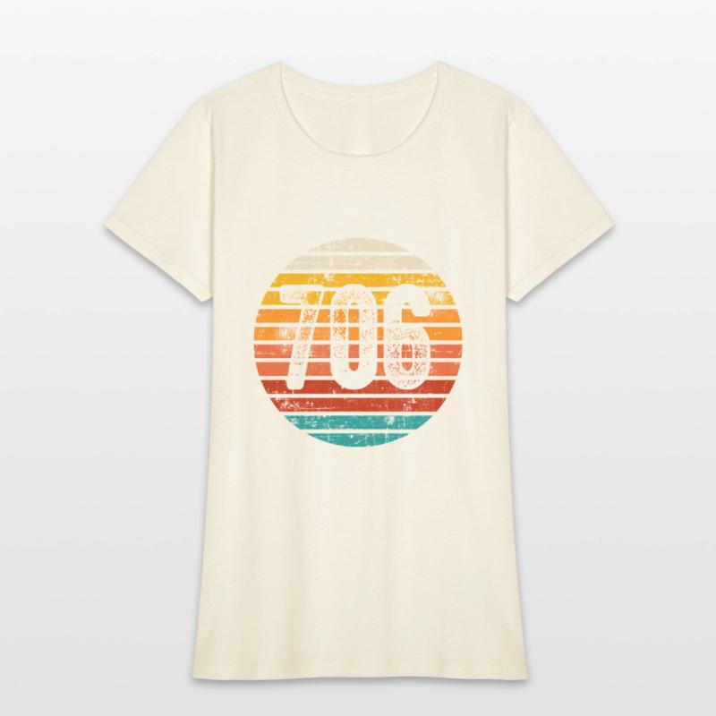 Distressed Vintage Sunset 706 Area Code