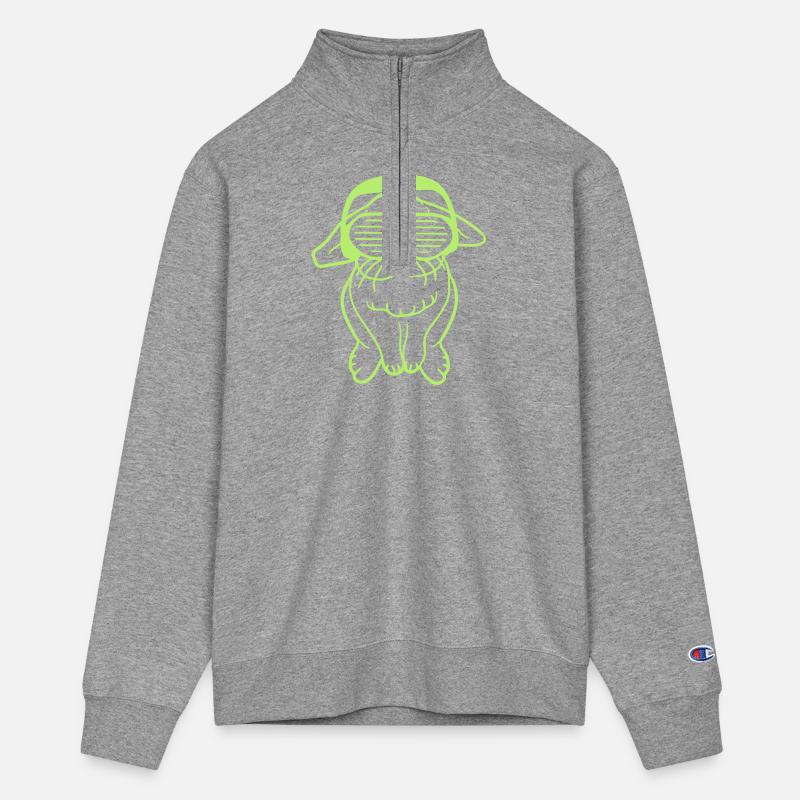 DJ Green Easter Bunny Rabbit Headphone Music Party