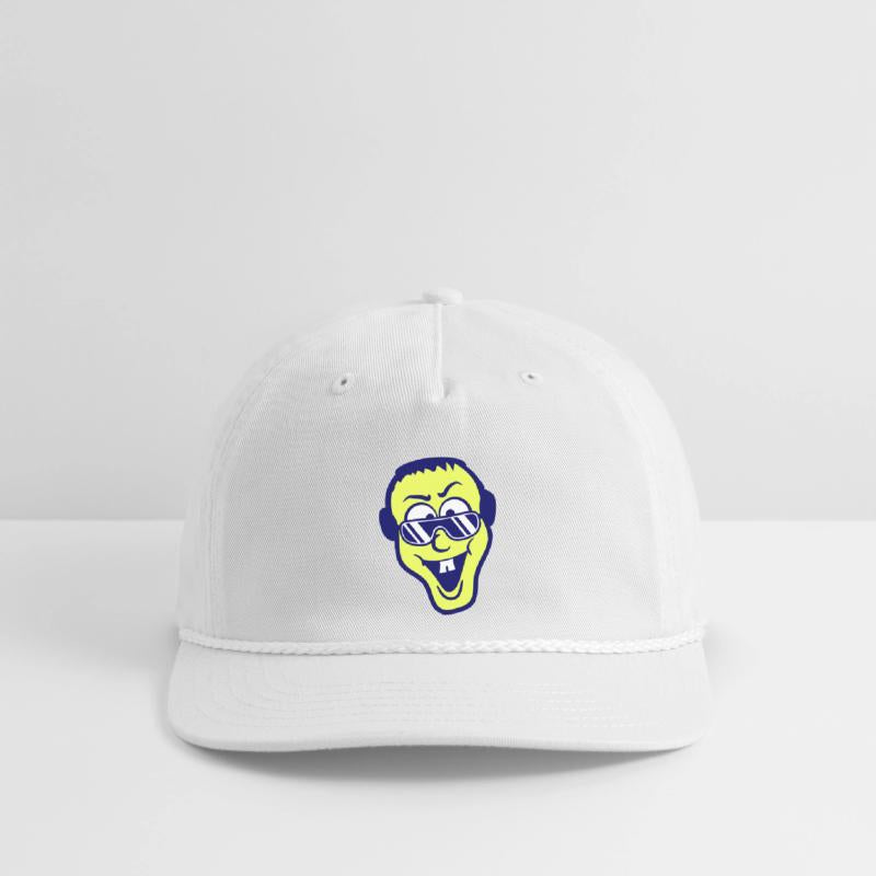 DJ Party Cool Guy Head Cheeky Happy Laughing Face