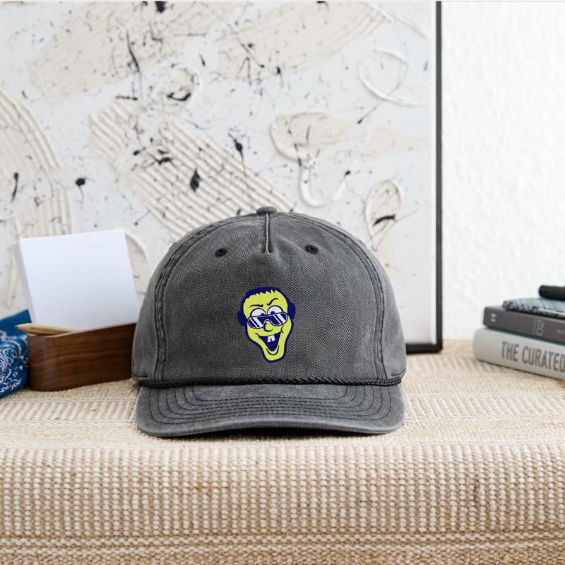 DJ Party Cool Guy Head Cheeky Happy Laughing Face