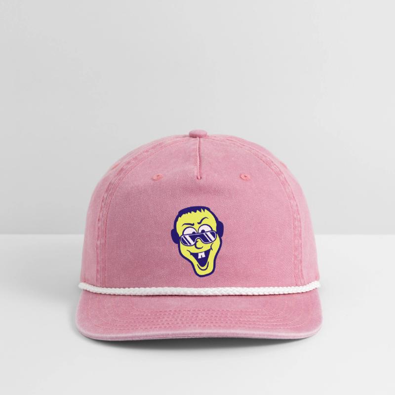 DJ Party Cool Guy Head Cheeky Happy Laughing Face