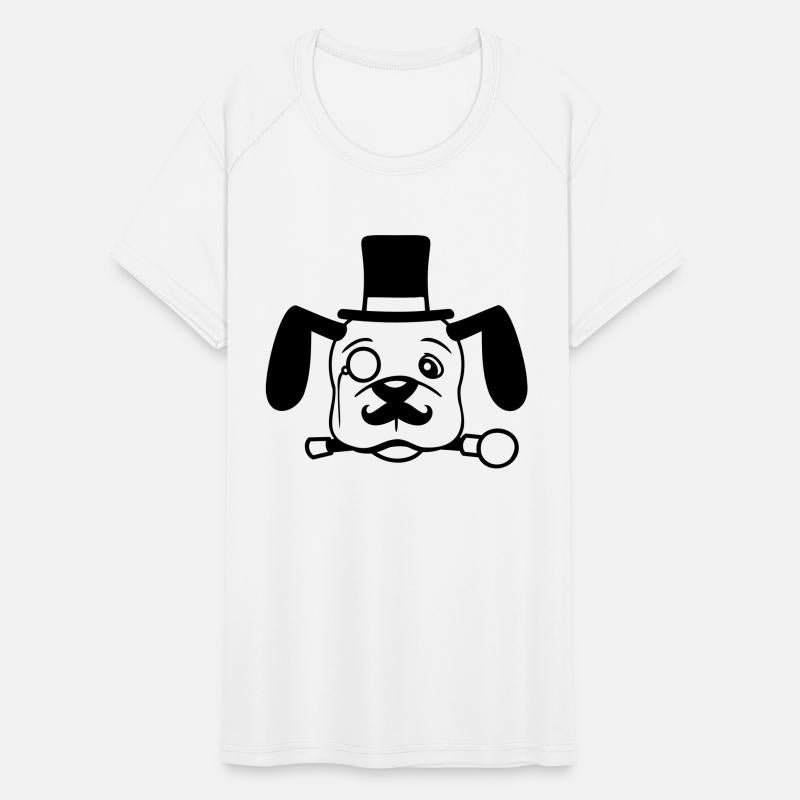 Dog Mr. Sir Top Hat Monocle Glasses Rich Gentleman