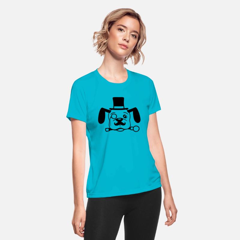 Dog Mr. Sir Top Hat Monocle Glasses Rich Gentleman