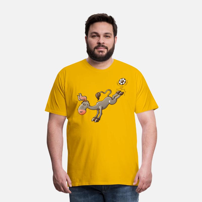 Donkey Shooting a Soccer Ball