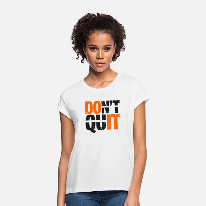 Don't Quit (Do It) Line Distress Vector Two Colors