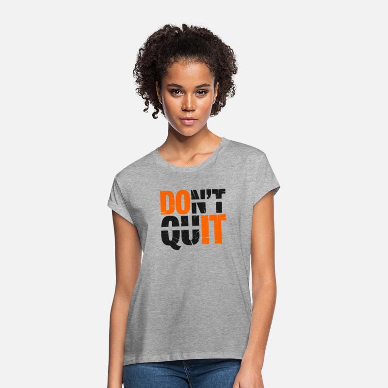 Don't Quit (Do It) Line Distress Vector Two Colors