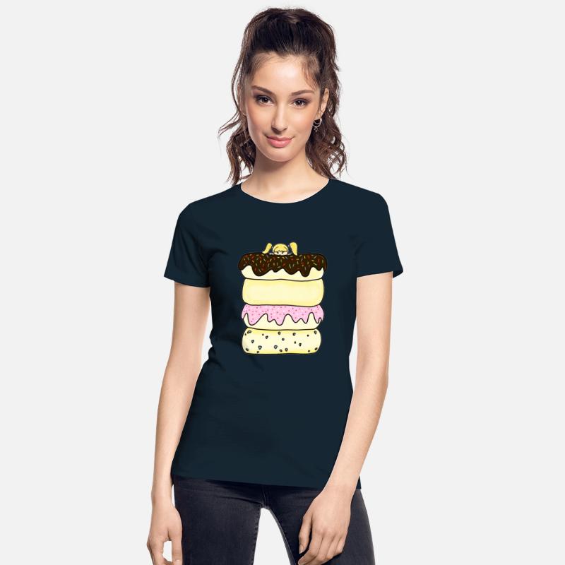 Donuts Funny Cartoon Girl
