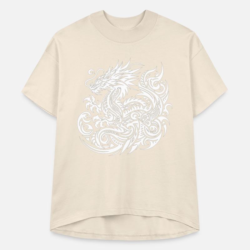 Dragon Tribal Tattoo Artistic Symbol Design