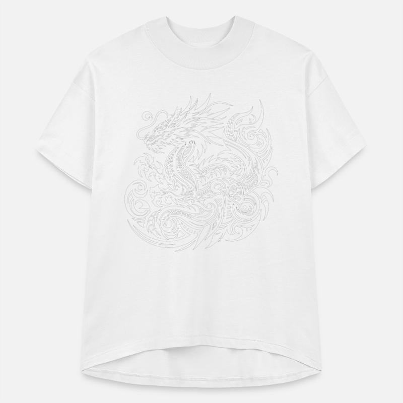 Dragon Tribal Tattoo Artistic Symbol Design